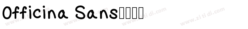 0fficina Sans字体转换